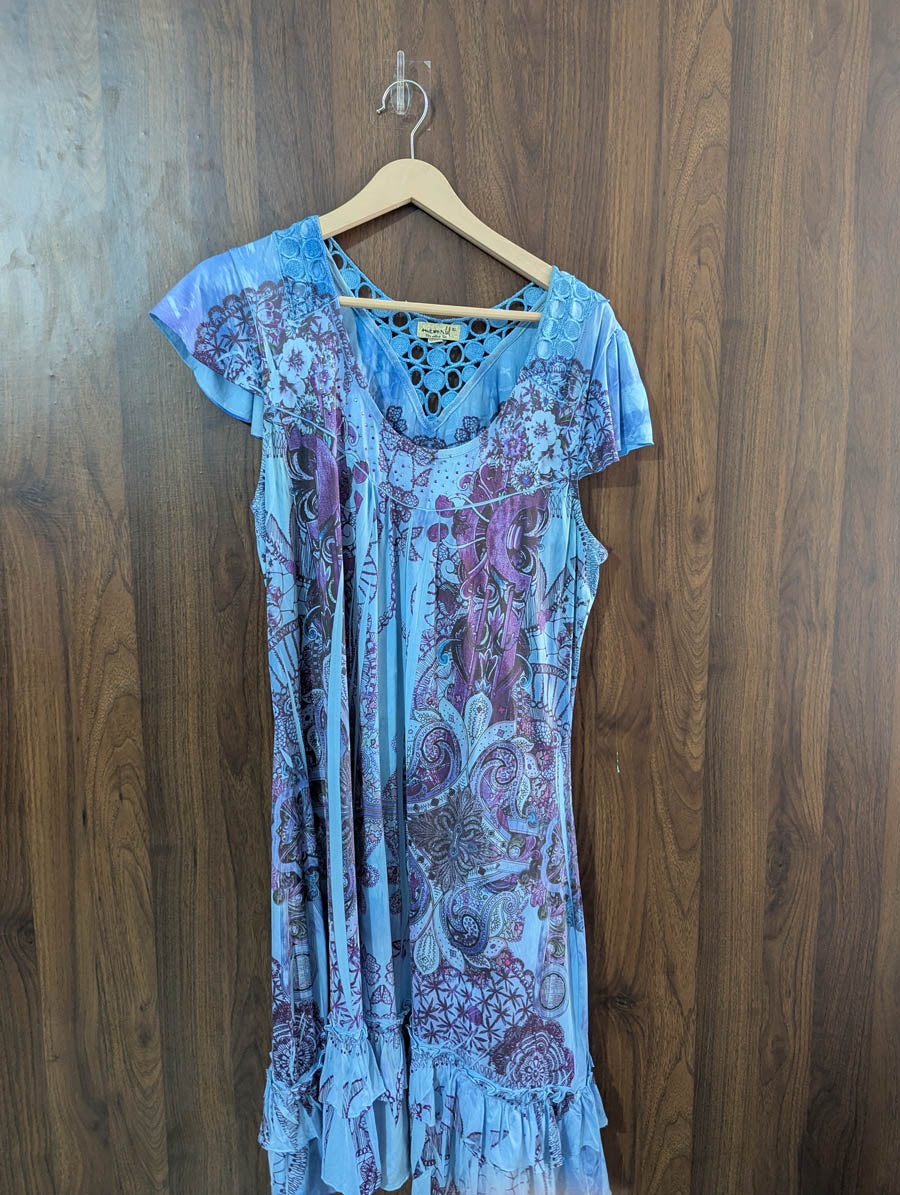 Imported Western mini Dress Silk Mini Dress No-684 Velnoor Store