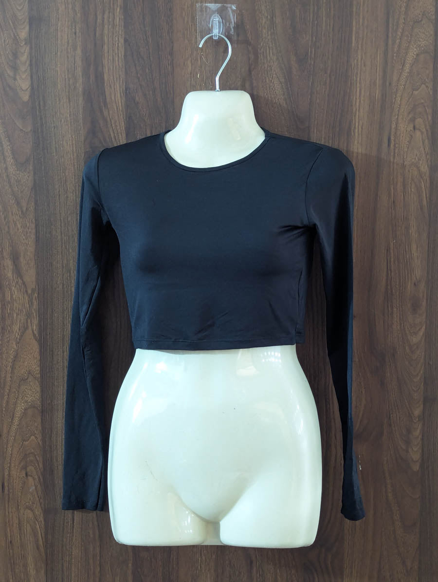 Imported Crop top jersey crop top No-4453 Velnoor Store