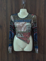 Imported Crop top jersey crop top No-3824 Velnoor Store