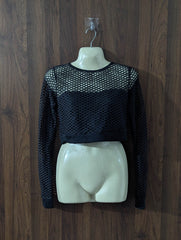 Imported Crop top net crop top No-4206 Velnoor Store