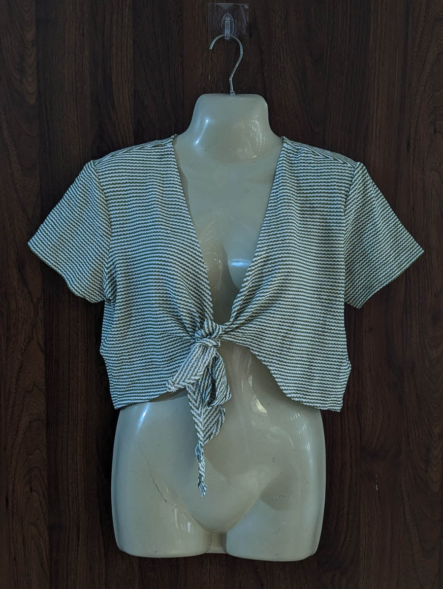 Imported Crop top chiffon crop top No-4394 Velnoor Store