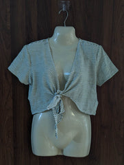 Imported Crop top chiffon crop top No-4394 Velnoor Store