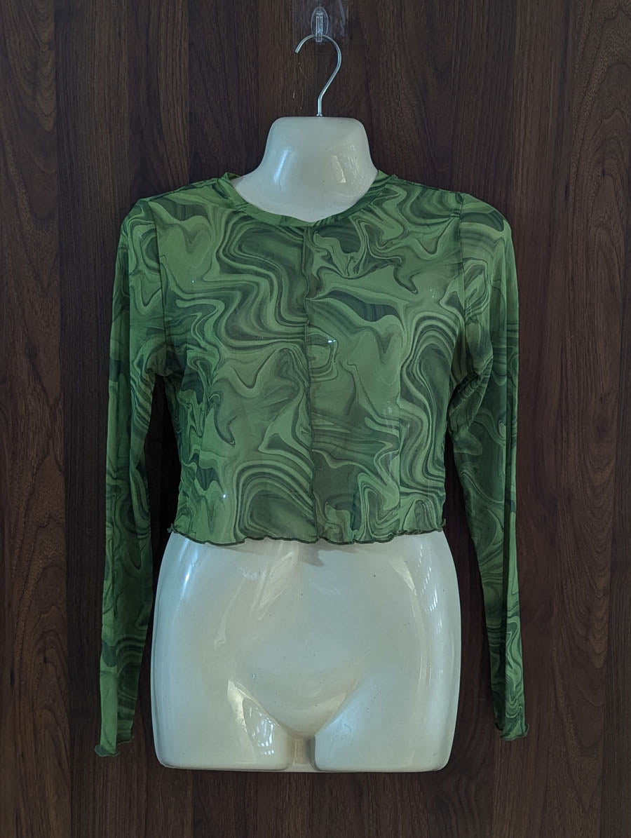 Imported Crop top net crop top No-4267 Velnoor Store