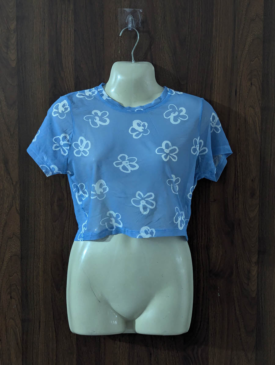 Imported Crop top net crop top No-4170 Velnoor Store