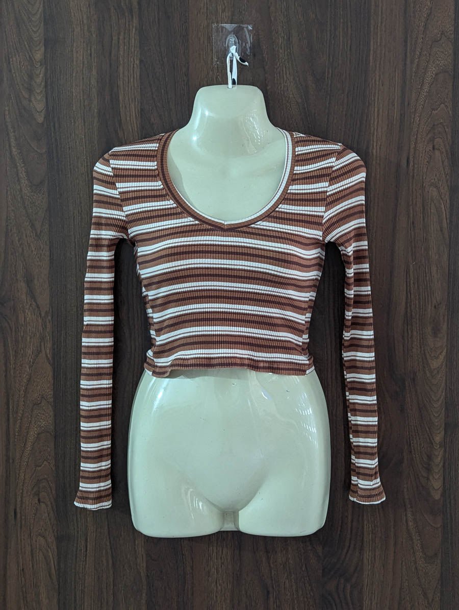 Imported Crop top jersey crop top No-3798 Velnoor Store