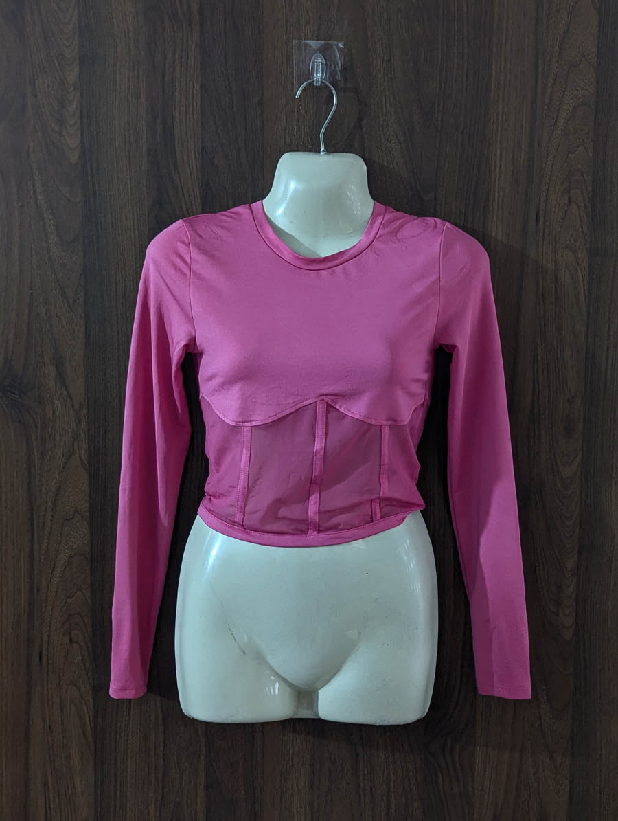 Imported Crop top jersey crop top No-4481 Velnoor Store