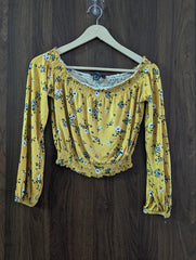 Crop top linen crop top No-2067 Velnoor Store