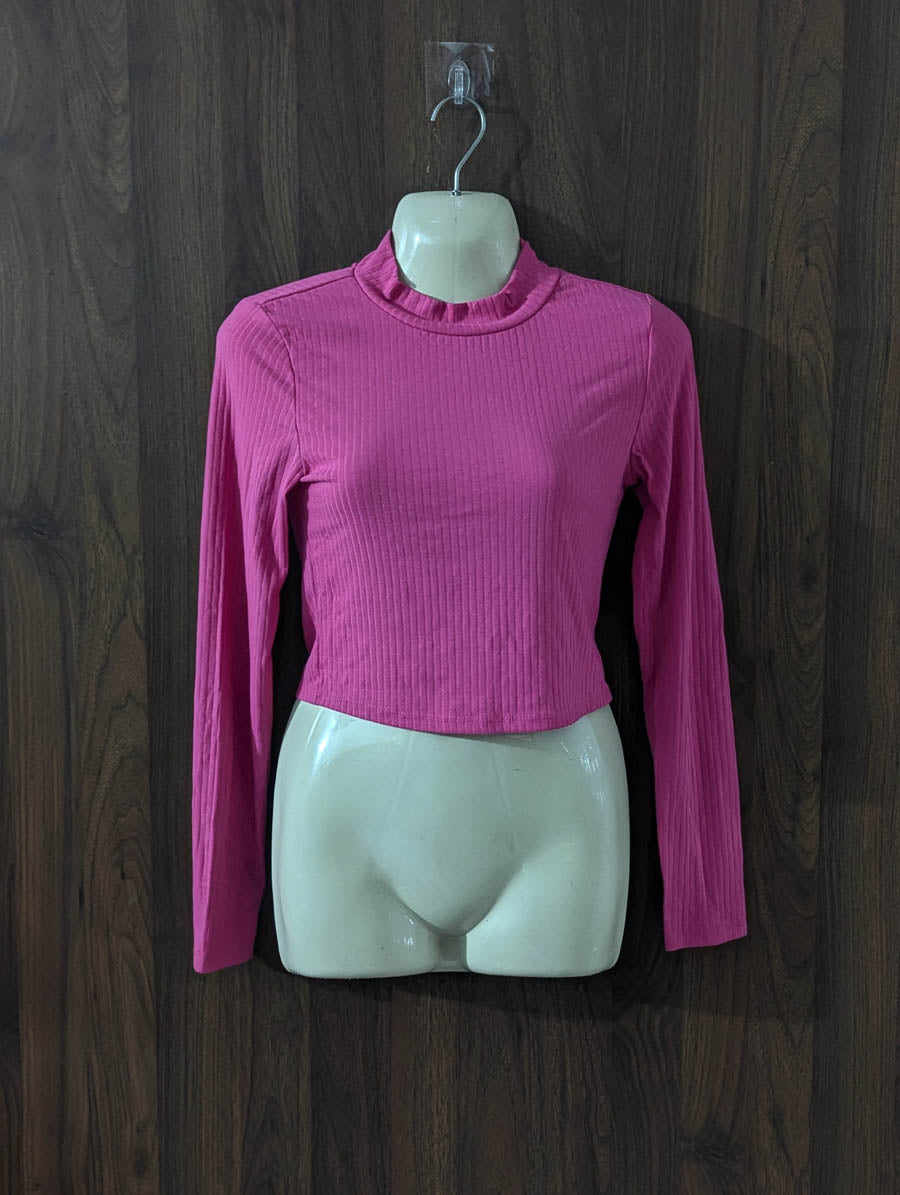 Imported Crop top jersey crop top No-4491 Velnoor Store