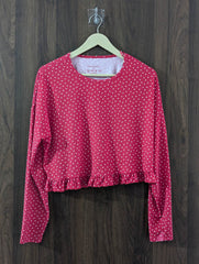 Crop top jersey crop top No-2092 Velnoor Store