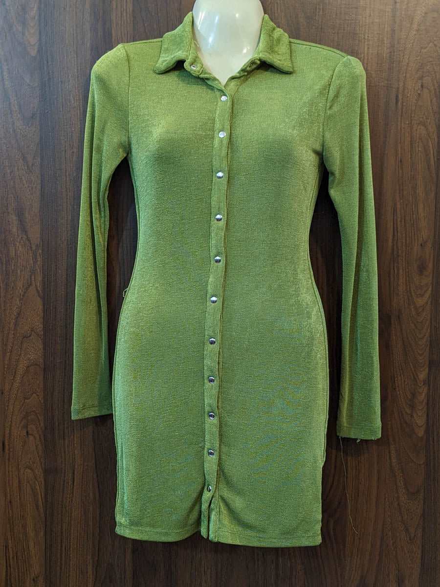 Imported Western mini dress jersey mini dress No-8691 Velnoor Store