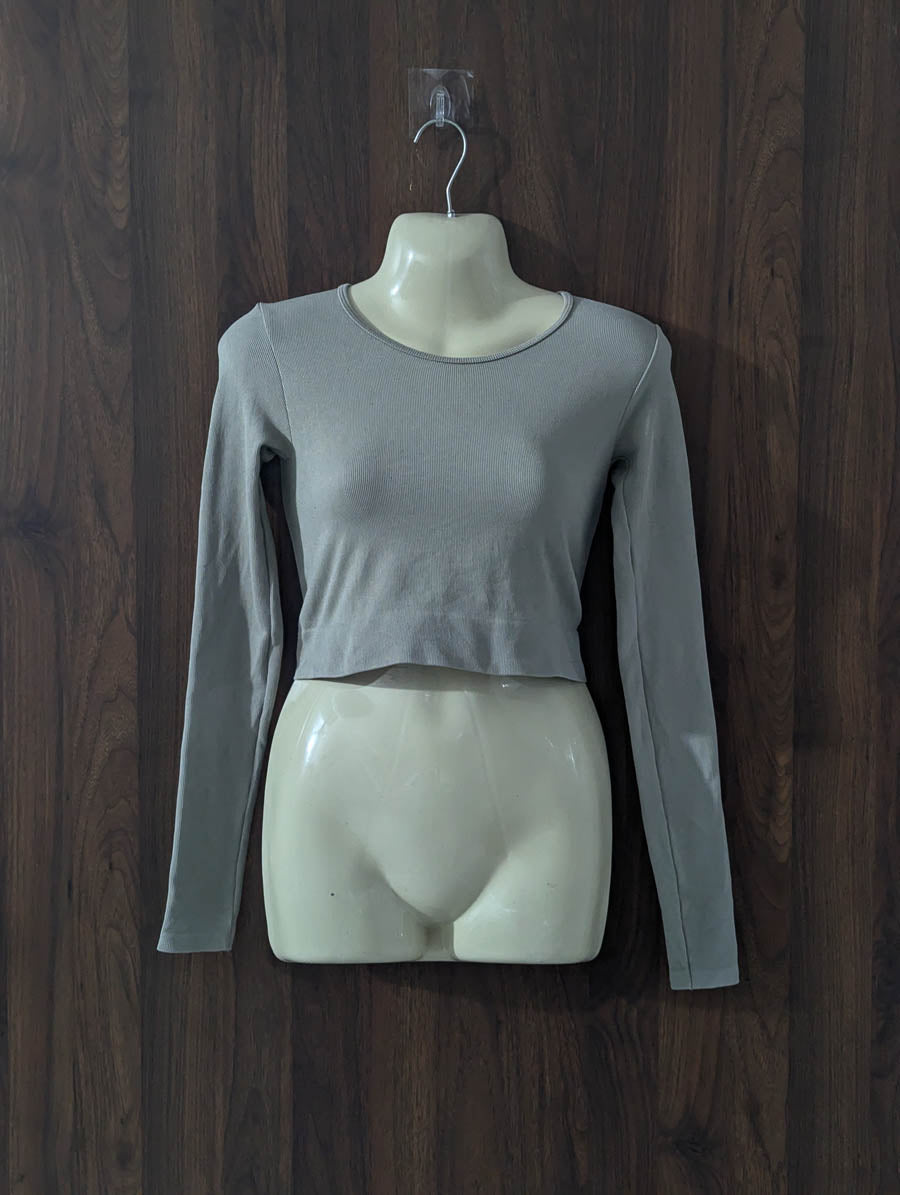 Imported Crop top cotton jersey crop top No-3732 Velnoor Store