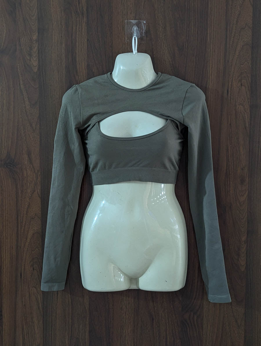 Imported Crop top jersey crop top No-3810 Velnoor Store