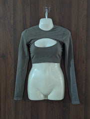 Imported Crop top jersey crop top No-3810 Velnoor Store