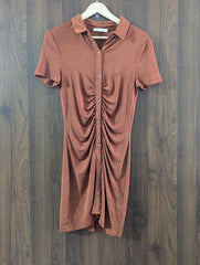 Imported Western mini dress silk jersey mini dress No-1367 Velnoor Store
