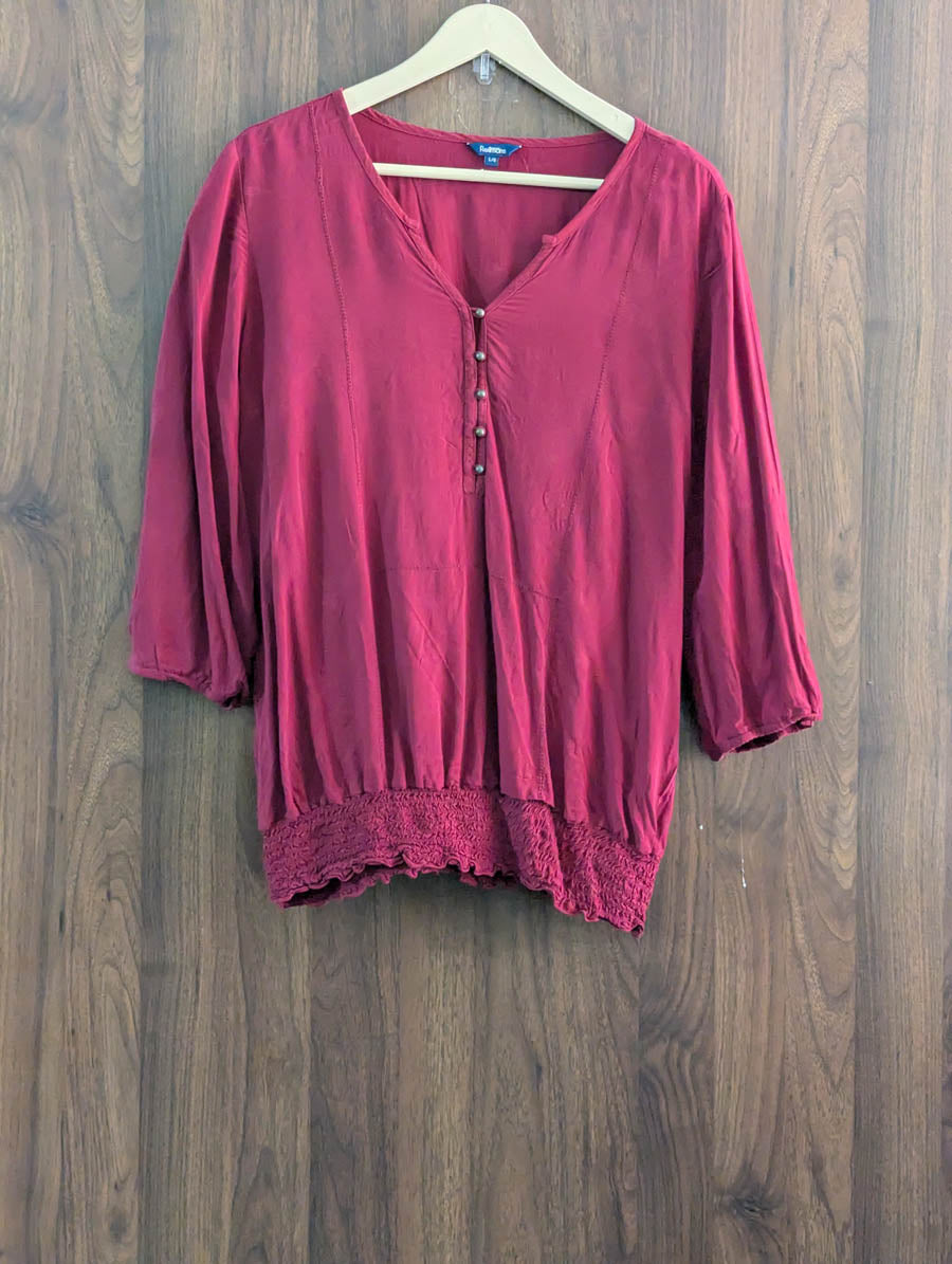 Imported Full sleeve top chiffon full sleeve top No-1453 Velnoor Store