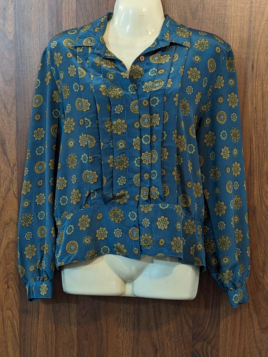Imported Full sleeve top silk full sleeve top No-7546 Velnoor Store