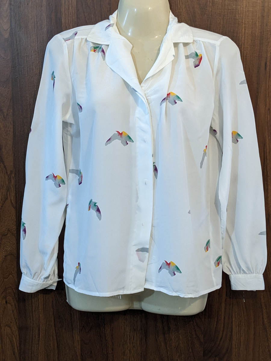 Imported Full sleeve top chiffon full sleeve top No-7418 Velnoor Store