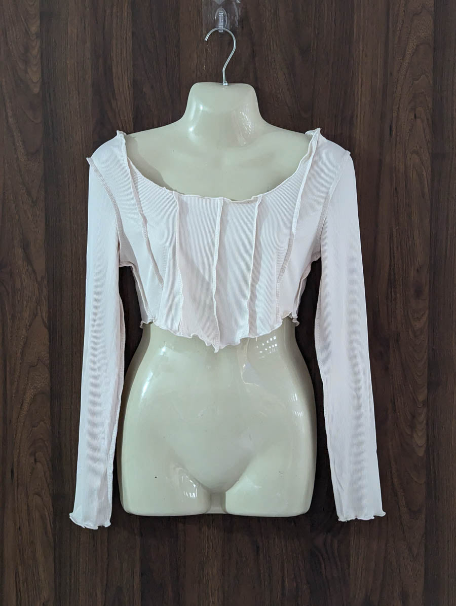Imported Crop top jersey crop top No-3788 Velnoor Store