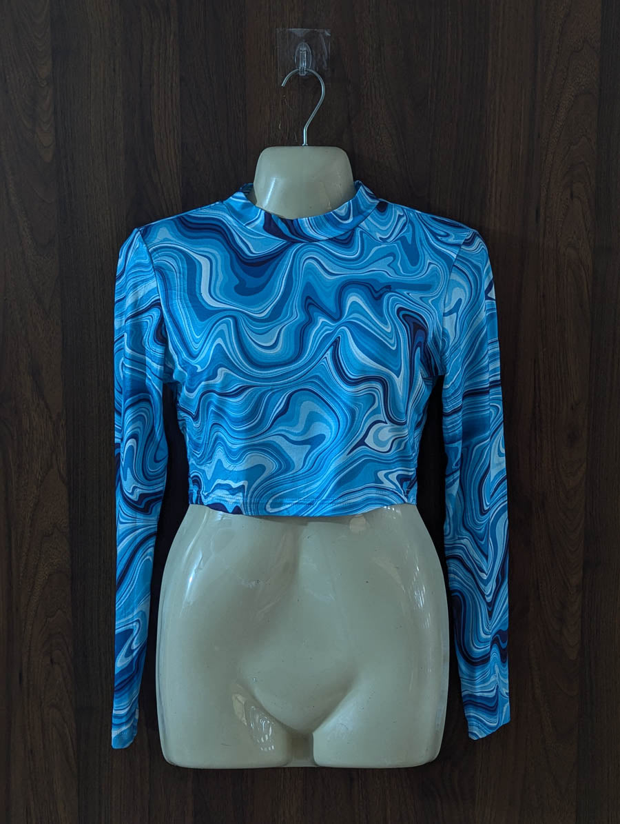 Imported Crop top jersey crop top No-4345 Velnoor Store