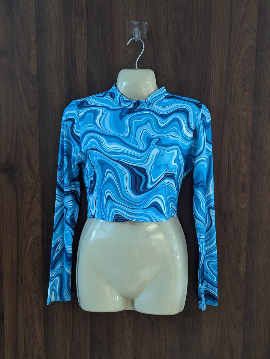 Imported Crop top jersey crop top No-4250 Velnoor Store