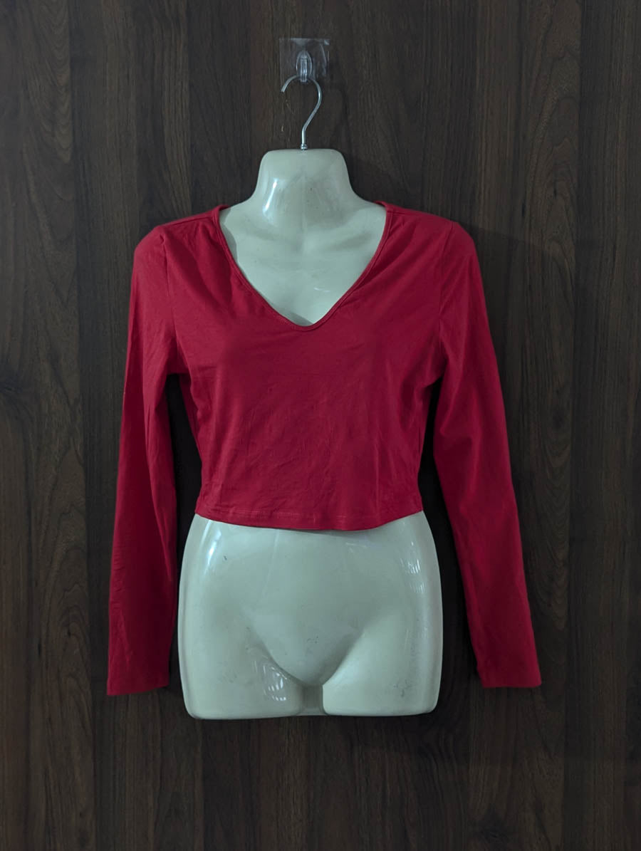 Imported Crop top jersey crop top No-4146 Velnoor Store