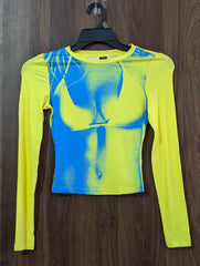 Crop top jersey crop top No-2004 Velnoor Store