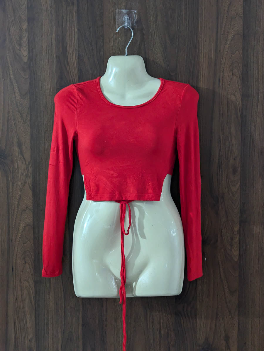 Imported Crop top jersey crop top No-3836 Velnoor Store