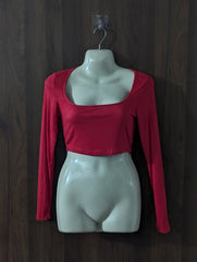 Imported Crop top jersey crop top No-4504 Velnoor Store