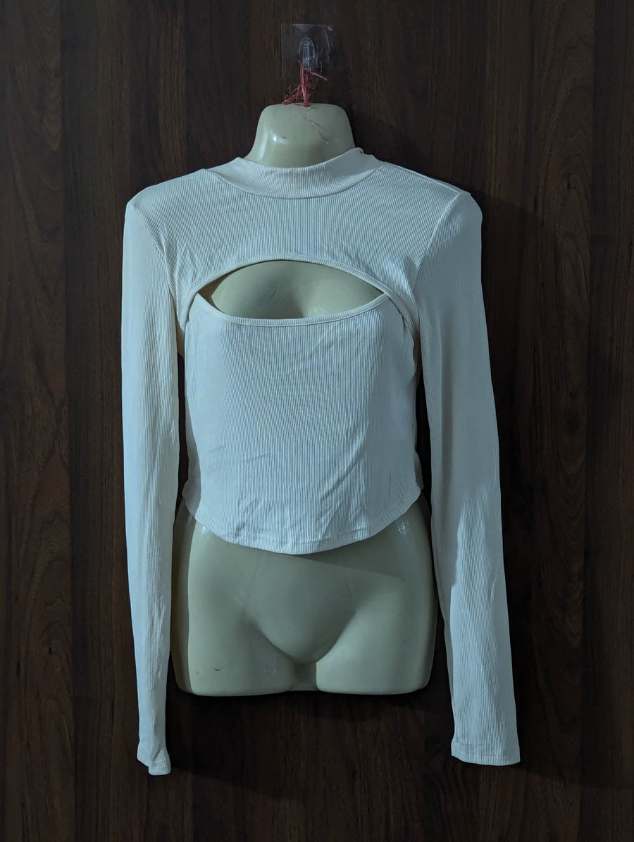 Imported Crop top jersey crop top No-4210 Velnoor Store