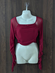 Imported Crop top net jersey crop top No-3840 Velnoor Store