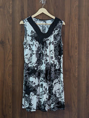 Imported Western mini dress silk jersey mini dress No-2789 Velnoor Store