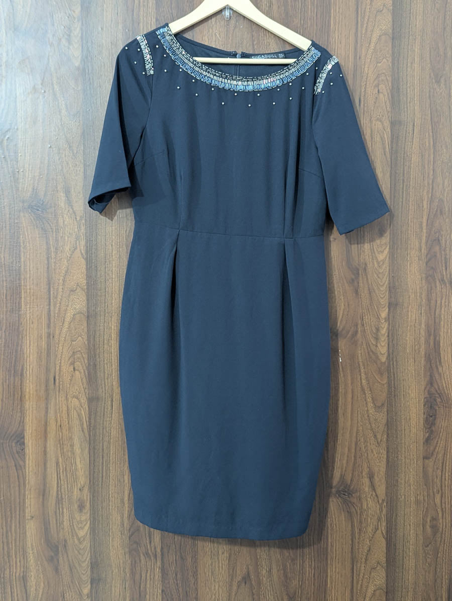 Imported Western mini dress jersey mini dress No-1372 Velnoor Store