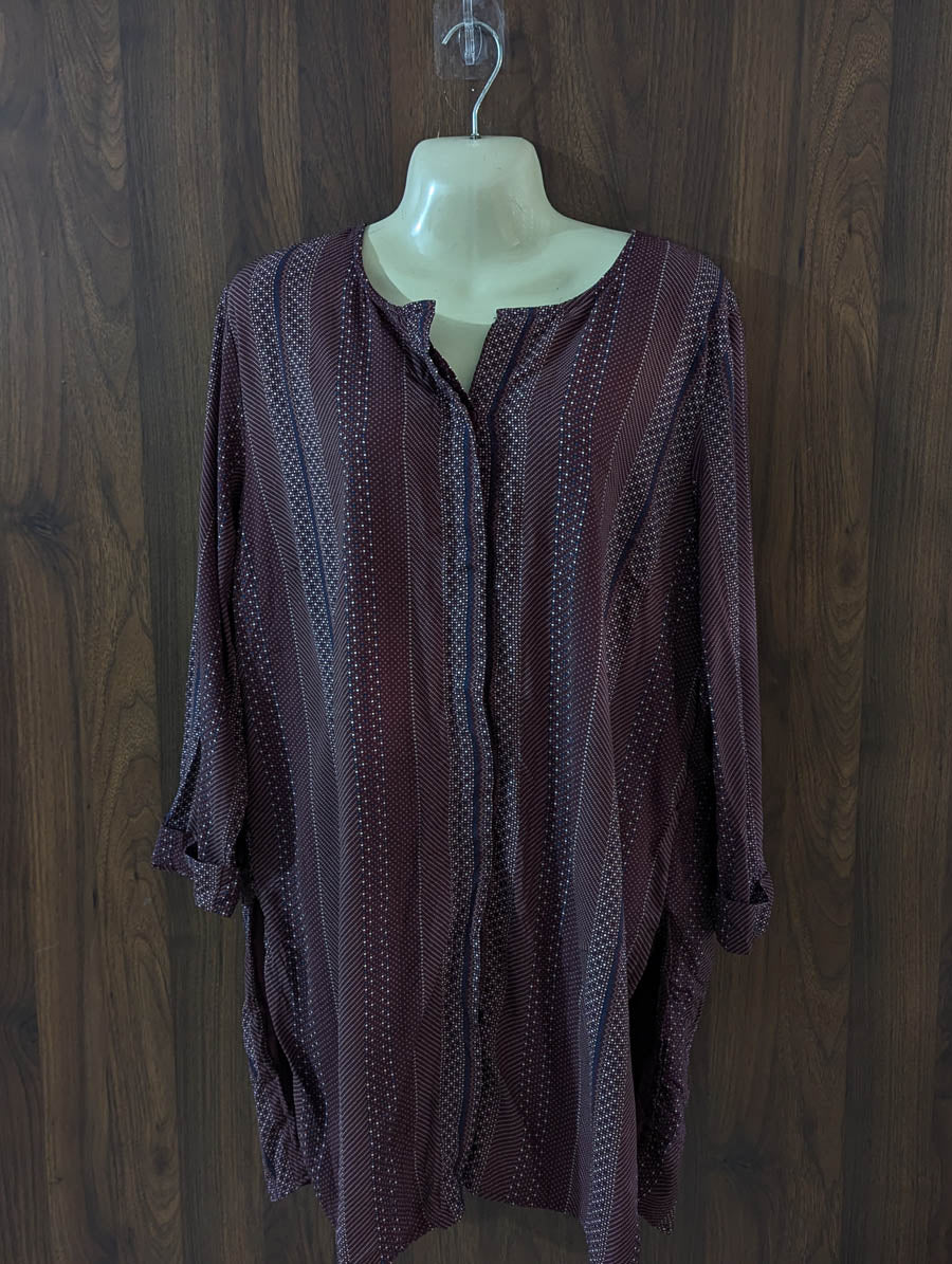 Imported Full sleeve top chiffon full sleeve top No-5070 Velnoor Store