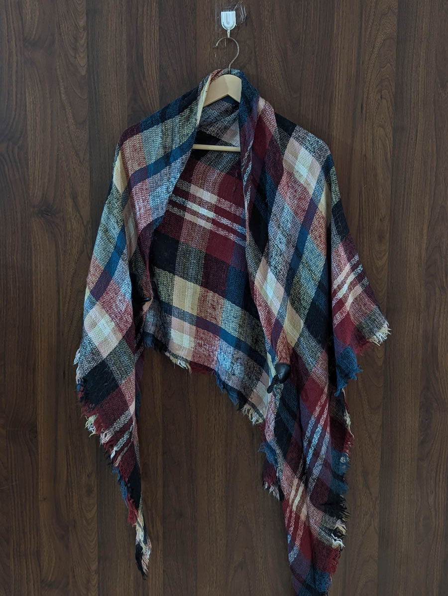 Imported Winter cape Shawl winter cape shawl No-5874 Velnoor Store
