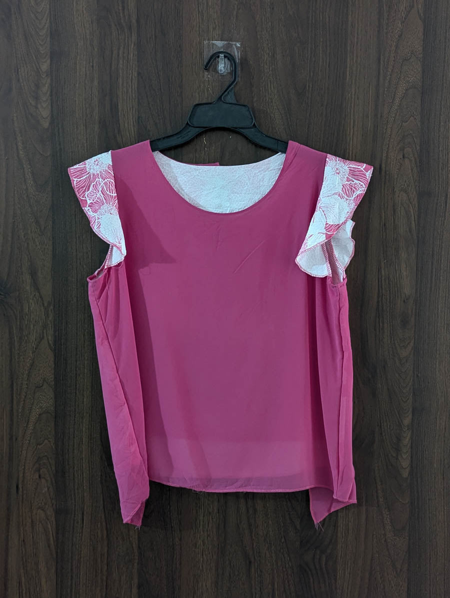 Imported Sleeveless chiffon sleeveless No-4068 Velnoor Store