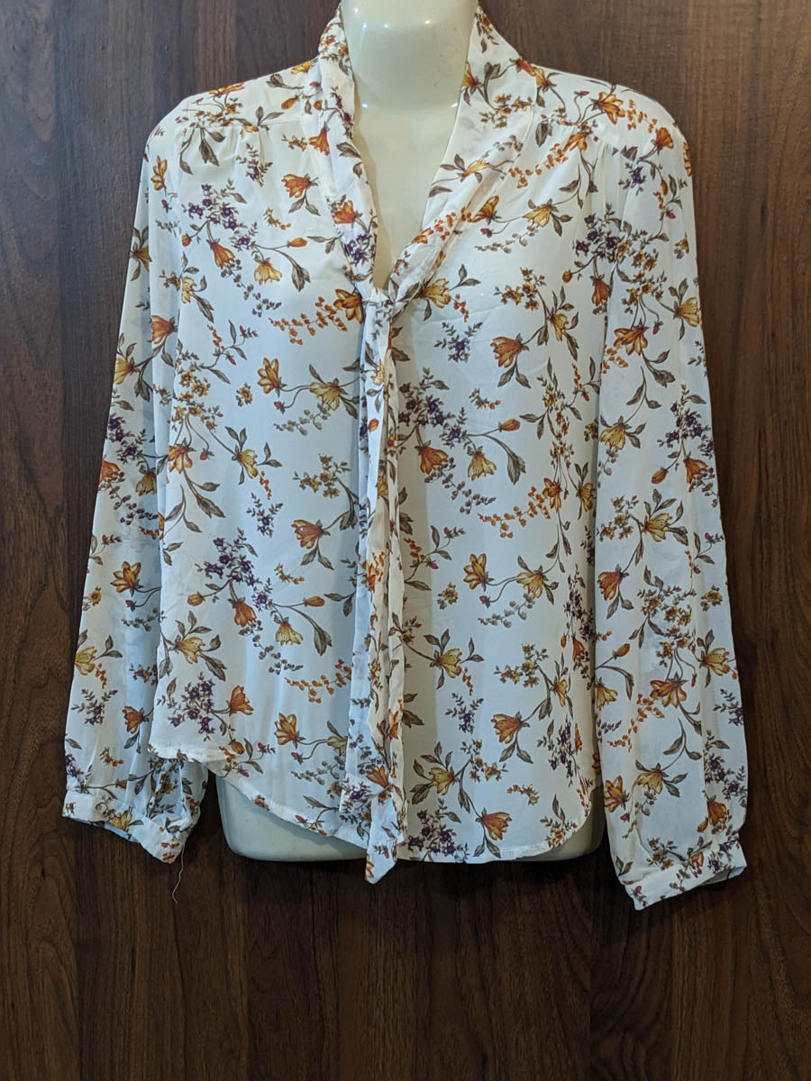 Imported Full sleeve top chiffon full sleeve top No-7501 Velnoor Store