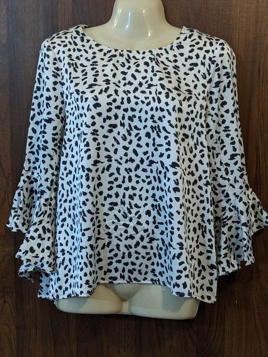 Imported Full sleeve top chiffon full sleeve top No-7376 Velnoor Store