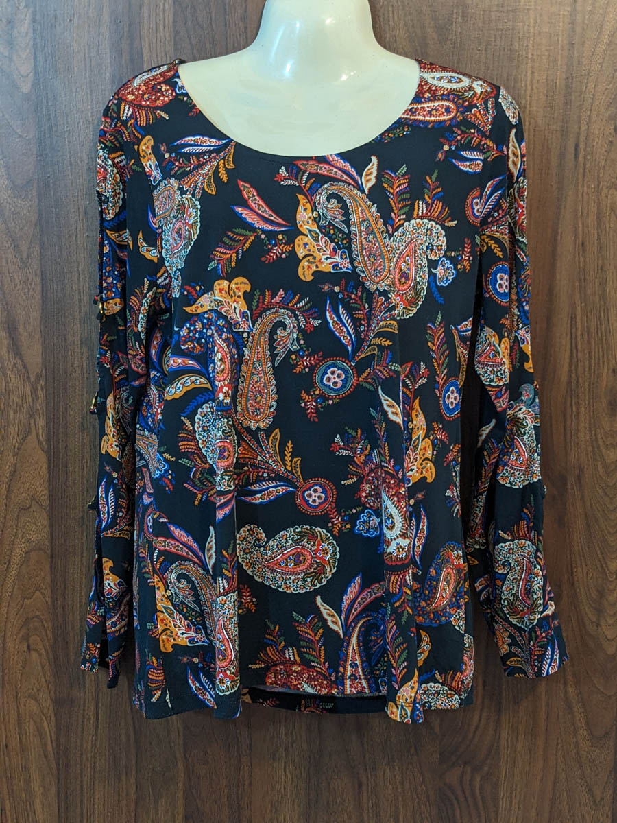 Imported Full sleeve top chiffon full sleeve top No-7399 Velnoor Store