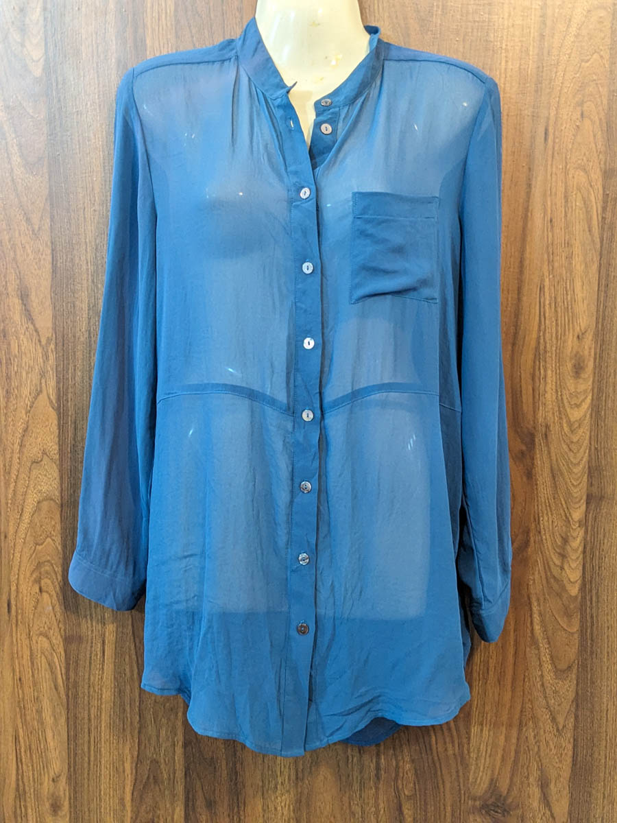 Imported Full sleeve top chiffon full sleeve top No-7572 Velnoor Store
