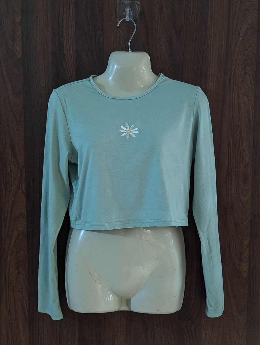 Imported Crop top jersey crop top No-4393 Velnoor Store