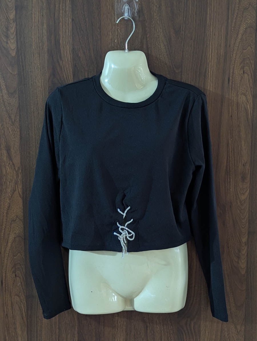 Imported Crop top jersey crop top No-4442 Velnoor Store