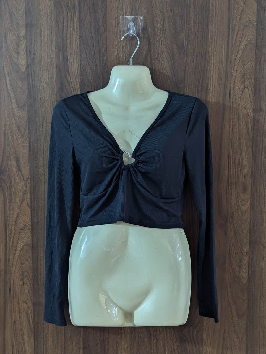 Imported Crop top jersey crop top No-4340 Velnoor Store