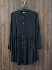 Imported Western mini dress linen mini dress No-2612 Velnoor Store