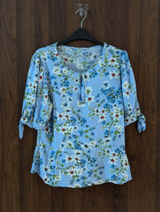Imported Half sleeve top chiffon half sleeve top No-4415 Velnoor Store