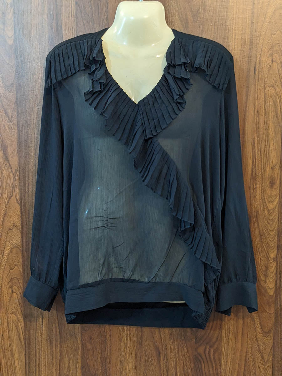 Imported Full sleeve top chiffon full sleeve top No-7440 Velnoor Store