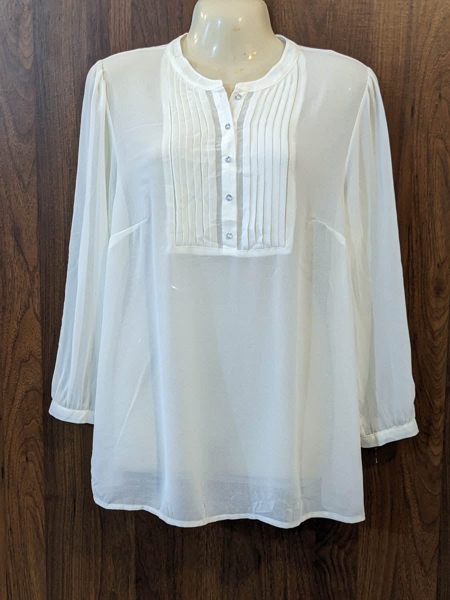 Imported Full sleeve top chiffon full sleeve top No-7486 Velnoor Store
