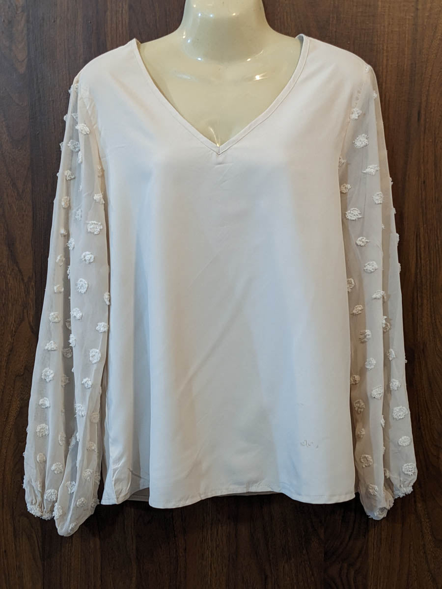 Imported Full sleeve top chiffon full sleeve top No-7474 Velnoor Store