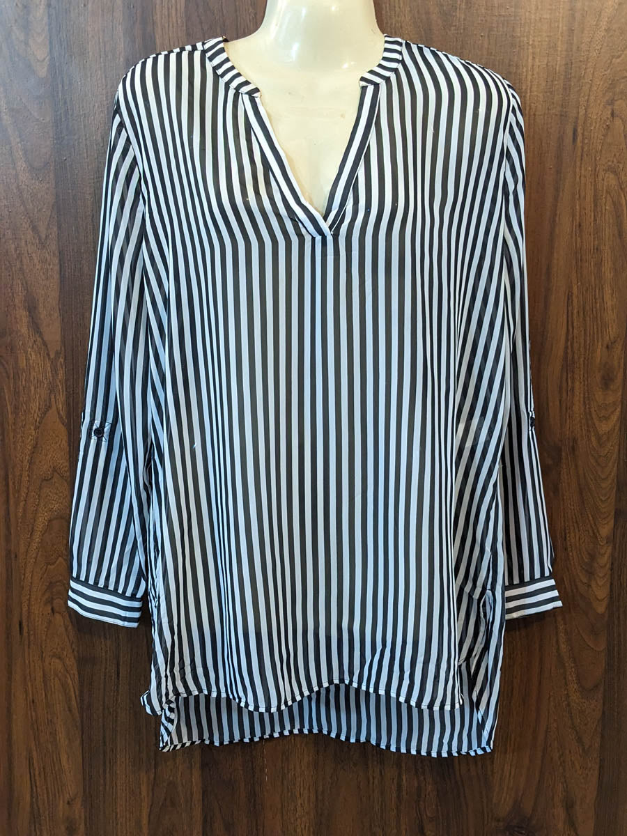 Imported Full sleeve top chiffon full sleeve top No-7549 Velnoor Store