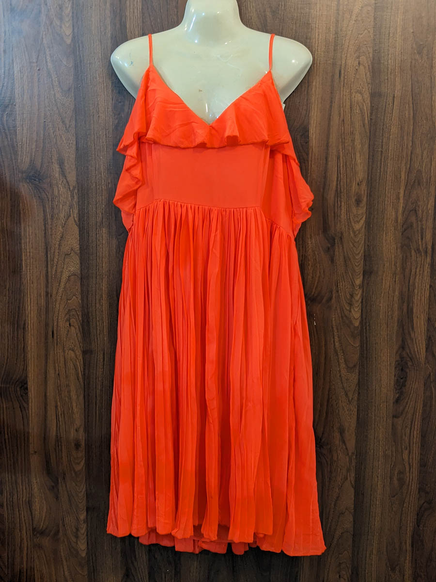 Imported Western mini dress chiffon mini dress No-8684 Velnoor Store
