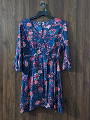 Imported Western mini dress linen mini dress No-2870 Velnoor Store